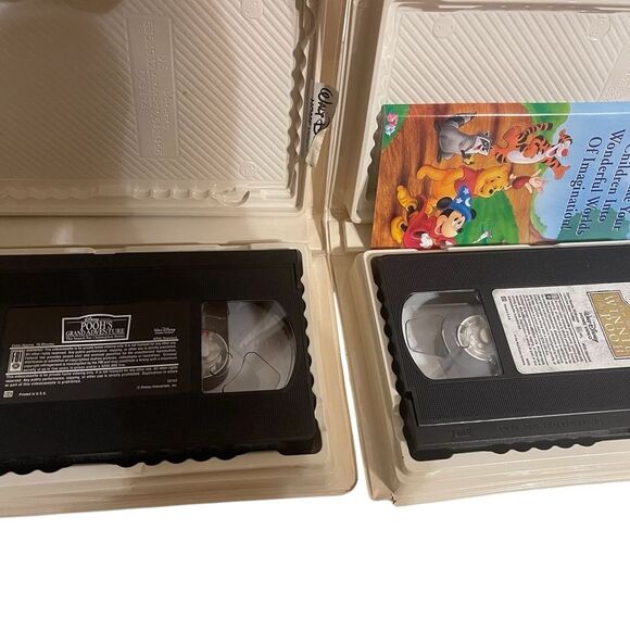 Vintage Disney Winnie the Pooh Kids VHS 90’s Set of 4 - Picture 5 of 9